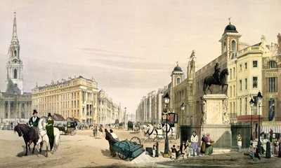 View from Charing Cross Looking Towards the Strand by Thomas Shotter Boys